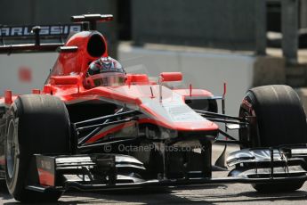 World © Octane Photographic Ltd. F1 Italian GP - Monza, Saturday 7th September 2013 - Qualifying. Marussia F1 Team MR02 - Jules Bianchi. Digital Ref :