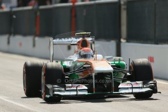 World © Octane Photographic Ltd. F1 Italian GP - Monza, Saturday 7th September 2013 - Qualifying. Sahara Force India VJM06 - Adrian Sutil. Digital Ref :