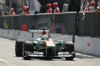 World © Octane Photographic Ltd. F1 Italian GP - Monza, Saturday 7th September 2013 - Qualifying. Sahara Force India VJM06 - Paul di Resta. Digital Ref :