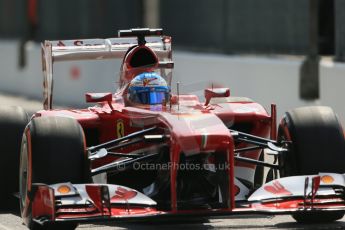 World © Octane Photographic Ltd. F1 Italian GP - Monza, Saturday 7th September 2013 - Qualifying. Scuderia Ferrari F138 - Fernando Alonso. Digital Ref :