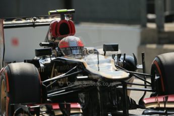 World © Octane Photographic Ltd. F1 Italian GP - Monza, Saturday 7th September 2013 - Qualifying. Lotus F1 Team E21 - Romain Grosjean. Digital Ref :