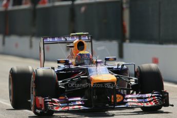 World © Octane Photographic Ltd. F1 Italian GP - Monza, Saturday 7th September 2013 - Qualifying. Infiniti Red Bull Racing RB9 - Mark Webber. Digital Ref :