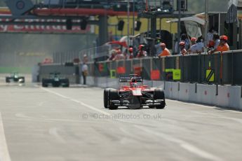 World © Octane Photographic Ltd. F1 Italian GP - Monza, Saturday 7th September 2013 - Qualifying. Marussia F1 Team MR02 - Jules Bianchi. Digital Ref :