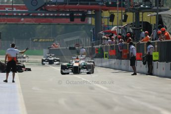 World © Octane Photographic Ltd. F1 Italian GP - Monza, Saturday 7th September 2013 - Qualifying. Sahara Force India VJM06 - Adrian Sutil. Digital Ref :