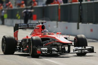 World © Octane Photographic Ltd. F1 Italian GP - Monza, Saturday 7th September 2013 - Qualifying. Marussia F1 Team MR02 - Jules Bianchi. Digital Ref :