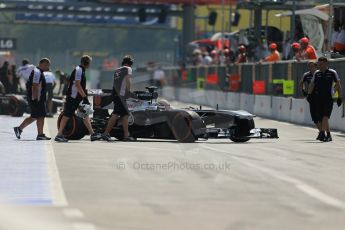 World © Octane Photographic Ltd. F1 Italian GP - Monza, Saturday 7th September 2013 - Qualifying. Williams FW35 - Pastor Maldonado. Digital Ref :