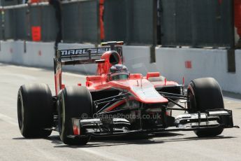 World © Octane Photographic Ltd. F1 Italian GP - Monza, Saturday 7th September 2013 - Qualifying. Marussia F1 Team MR02 - Max Chilton. Digital Ref :