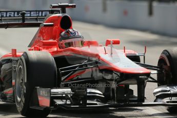 World © Octane Photographic Ltd. F1 Italian GP - Monza, Saturday 7th September 2013 - Qualifying. Marussia F1 Team MR02 - Jules Bianchi. Digital Ref :