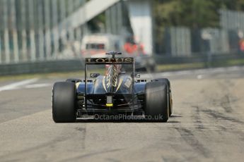 World © Octane Photographic Ltd. F1 Italian GP - Monza, Saturday 7th September 2013 - Qualifying. Lotus F1 Team E21 - Kimi Raikkonen. Digital Ref :