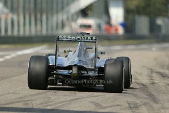 World © Octane Photographic Ltd. F1 Italian GP - Monza, Saturday 7th September 2013 - Qualifying. Mercedes AMG Petronas F1 W04 - Nico Rosberg. Digital Ref :