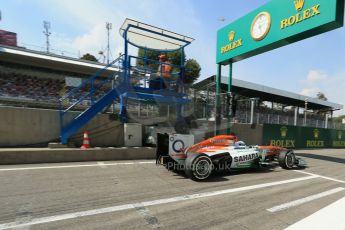 World © Octane Photographic Ltd. F1 Italian GP - Monza, Saturday 7th September 2013 - Qualifying. Sahara Force India VJM06 - Paul di Resta. Digital Ref :