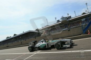 World © Octane Photographic Ltd. F1 Italian GP - Monza, Saturday 7th September 2013 - Qualifying. Mercedes AMG Petronas F1 W04 - Nico Rosberg. Digital Ref :