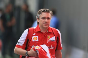 World © Octane Photographic Ltd. F1 Italian GP - Monza, Sunday 8th September 2013 - Paddock. Scuderia Ferrari - Pat Fry. Digital Ref :