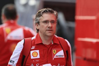 World © Octane Photographic Ltd. F1 Italian GP - Monza, Sunday 8th September 2013 - Paddock. Scuderia Ferrari - Pat Fry. Digital Ref :