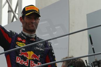 World © Octane Photographic Ltd. F1 Italian GP - Monza, Sunday 8th September 2013 - Podium. Infiniti Red Bull Racing RB9 - Mark Webber. Digital Ref :