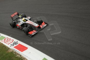 World © Octane Photographic Ltd. F1 Italian GP - Monza, Sunday 8th September 2013 - Race. Vodafone McLaren Mercedes MP4/28 - Sergio Perez. Digital Ref :