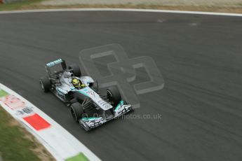 World © Octane Photographic Ltd. F1 Italian GP - Monza, Sunday 8th September 2013 - Race. Mercedes AMG Petronas F1 W04 - Nico Rosberg. Digital Ref :