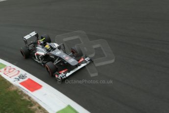 World © Octane Photographic Ltd. F1 Italian GP - Monza, Sunday 8th September 2013 - Race. Sauber C32 - Esteban Gutierrez. Digital Ref :