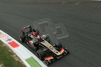 World © Octane Photographic Ltd. F1 Italian GP - Monza, Sunday 8th September 2013 - Race. Lotus F1 Team E21 - Kimi Raikkonen. Digital Ref :