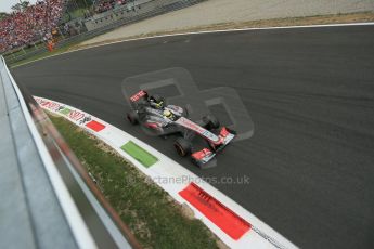 World © Octane Photographic Ltd. F1 Italian GP - Monza, Sunday 8th September 2013 - Race. Vodafone McLaren Mercedes MP4/28 - Sergio Perez . Digital Ref :