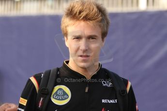 World © Octane Photographic Ltd. F1 Italian GP - Monza, Friday 6th September 2013 - Paddock. Lotus F1 Team E21 reserve driver – Davide Valsecchi. Digital Ref : 0811cb7d4838