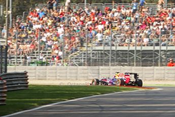 World © Octane Photographic Ltd. F1 Italian GP - Monza, Friday 6th September 2013 - Practice 1. Infiniti Red Bull Racing RB9 - Mark Webber. Digital Ref : 0811cb7d4994