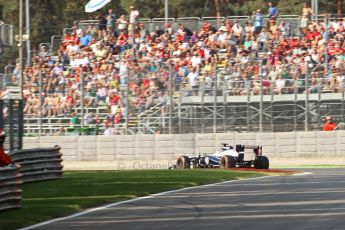 World © Octane Photographic Ltd. F1 Italian GP - Monza, Friday 6th September 2013 - Practice 1. Williams FW35 - Pastor Maldonado. Digital Ref : 0811cb7d5002