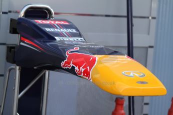 World © Octane Photographic Ltd. F1 Italian GP - Monza, Friday 6th September 2013 - Practice 1. Infiniti Red Bull Racing RB9 nose detail. Digital Ref : 0811cb7d5081