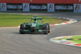 World © Octane Photographic Ltd. F1 Italian GP - Monza, Friday 6th September 2013 - Practice 1. Caterham F1 Team CT03 - Charles Pic. Digital Ref : 0811lw1d1457