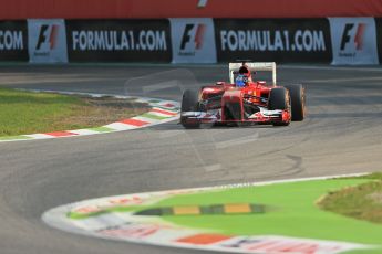 World © Octane Photographic Ltd. F1 Italian GP - Monza, Friday 6th September 2013 - Practice 1. Scuderia Ferrari F138 - Fernando Alonso. Digital Ref : 0811lw1d1499