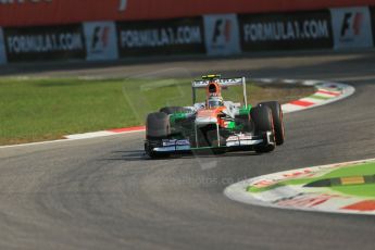 World © Octane Photographic Ltd. F1 Italian GP - Monza, Friday 6th September 2013 - Practice 1. Sahara Force India VJM06 3rd driver – James Calado. Digital Ref : 0811lw1d2069