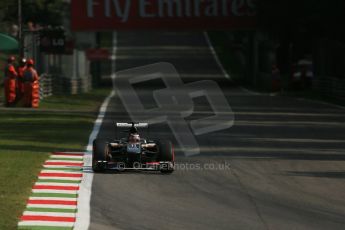 World © Octane Photographic Ltd. F1 Italian GP - Monza, Friday 6th September 2013 - Practice 1. Sauber C32 - Nico Hulkenberg. Digital Ref : 0811lw1d2495