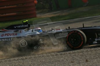 World © Octane Photographic Ltd. F1 Italian GP - Monza, Friday 6th September 2013 - Practice 1. Williams FW35 - Valtteri Bottas. Digital Ref : 0811lw1d2529