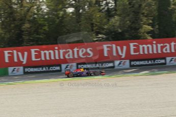 World © Octane Photographic Ltd. F1 Italian GP - Monza, Friday 6th September 2013 - Practice 1. Infiniti Red Bull Racing RB9 - Mark Webber. Digital Ref : 0811lw1d42108