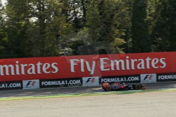 World © Octane Photographic Ltd. F1 Italian GP - Monza, Friday 6th September 2013 - Practice 1. Scuderia Toro Rosso STR8 - Jean-Eric Vergne. Digital Ref : 0811lw1d42180