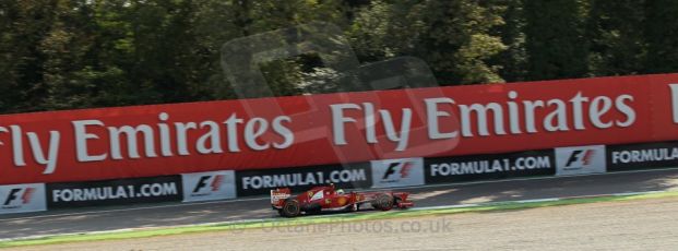 World © Octane Photographic Ltd. F1 Italian GP - Monza, Friday 6th September 2013 - Practice 1. Scuderia Ferrari F138 - Felipe Massa. Digital Ref : 0811lw1d42202
