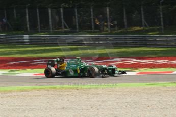 World © Octane Photographic Ltd. F1 Italian GP - Monza, Friday 6th September 2013 - Practice 1. Caterham F1 Team CT03 - Giedo van der Garde. Digital Ref : 0811lw1d42244