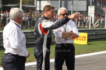 World © Octane Photographic Ltd. GP2 Italian GP, Monza, Saturday 7th September 2013. Race 1. FIA Safety Car Crew with Charlie Whiting and Herbie Blash. Digital Ref :
