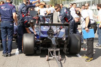 World © Octane Photographic Ltd. GP2 Italian GP, Monza, Saturday 7th September 2013. Race 1. Sam Bird on the grid – Russian TIME. Digital Ref :