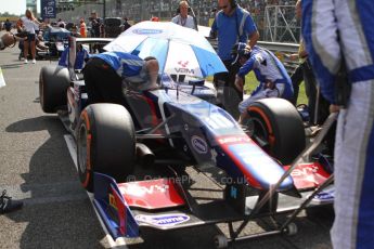 World © Octane Photographic Ltd. GP2 Italian GP, Monza, Saturday 7th September 2013. Race 1. Jolyon Palmer on the grid - Carlin. Digital Ref :