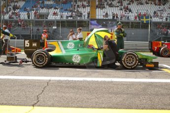 World © Octane Photographic Ltd. GP2 Italian GP, Monza, Saturday 7th September 2013. Race 1. Alexander Rossi on the grid – EQ8 Caterham Racing. Digital Ref :