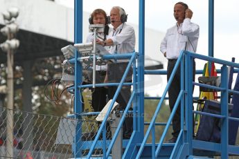 World © Octane Photographic Ltd. GP2 Italian GP, Monza, Sunday 8th September 2013. Race 2. Charlie Whiting ready to start the race. Digital Ref :