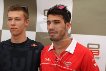 World © Octane Photographic Ltd. GP3 Italian GP - Qualifying, Monza, Saturday 7th September 2013. Dallara GP3/13. MW Arden – Daniil Kvyat (Pole Position) and Marussia Manor Racing - Tio Ellinas (3rd). Digital ref : 0816cb7d5746