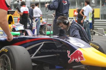 World © Octane Photographic Ltd. GP3 Italian GP - Race 2, Monza, Sunday 8th September 2013 - Daniil Kvyat and Carlos Sainz Jnr, MW Arden. Digital ref :