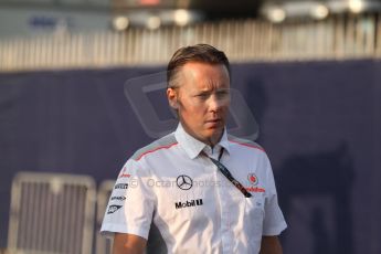 World © Octane Photographic Ltd. F1 Italian GP - Monza, Saturday 7th September 2013 - Paddock. Vodafone McLaren Mercedes sporting director Sam Michael. Digital Ref : 0815cb7d5433