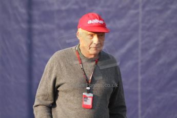 World © Octane Photographic Ltd. F1 Italian GP - Monza, Saturday 7th September 2013 - Paddock. Niki Lauda. Digital Ref : 0815cb7d5467