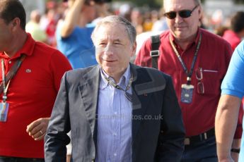 World © Octane Photographic Ltd. F1 Italian GP - Monza, Saturday 7th September 2013 - Paddock. Head of FIA Jean Todt. Digital Ref : 0815cb7d5673