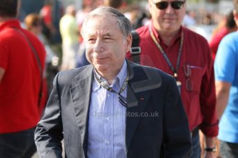 World © Octane Photographic Ltd. F1 Italian GP - Monza, Saturday 7th September 2013 - Paddock. Head of FIA Jean Todt. Digital Ref : 0815cb7d5678