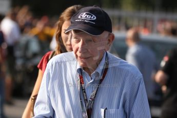 World © Octane Photographic Ltd. F1 Italian GP - Monza, Saturday 7th September 2013 - Paddock. John Surtees. Digital Ref : 0815cb7d5693