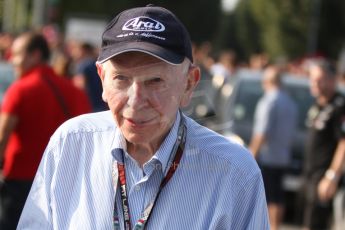 World © Octane Photographic Ltd. F1 Italian GP - Monza, Saturday 7th September 2013 - Paddock. John Surtees. Digital Ref : 0815cb7d5698